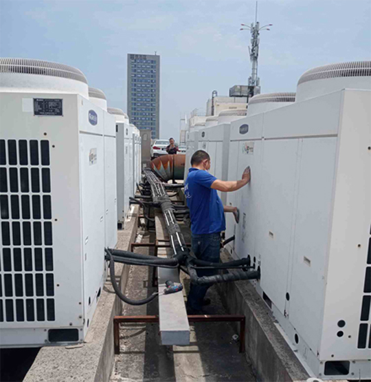 淳化中央空调制热和不制冷系统维修方法